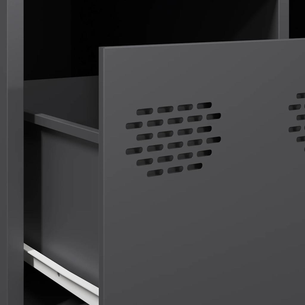 Salongbord Sofabord DIV. antrasitt 101,5x50x43,5 cm kaldvalset stål