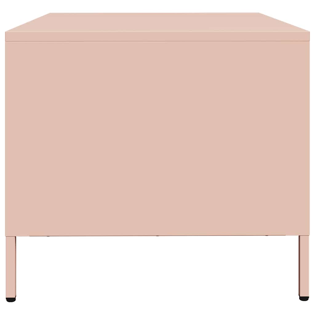 Salongbord Sofabord DIV. rosa 68,5x50x43,5 cm kaldvalset stål