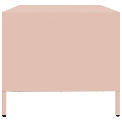 Salongbord Sofabord DIV. rosa 68,5x50x43,5 cm kaldvalset stål
