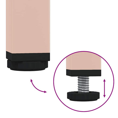 Salongbord Sofabord DIV. rosa 68,5x50x43,5 cm kaldvalset stål