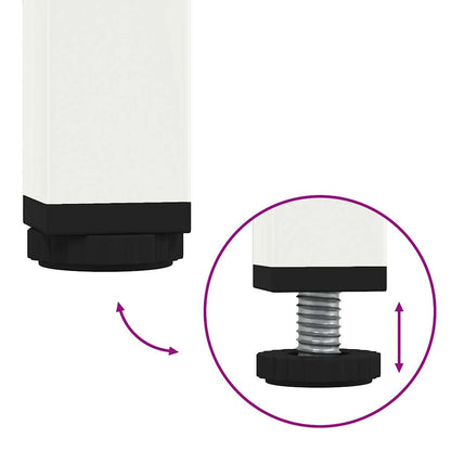 Skap Hvit 101,5x39x103,5 cm stål