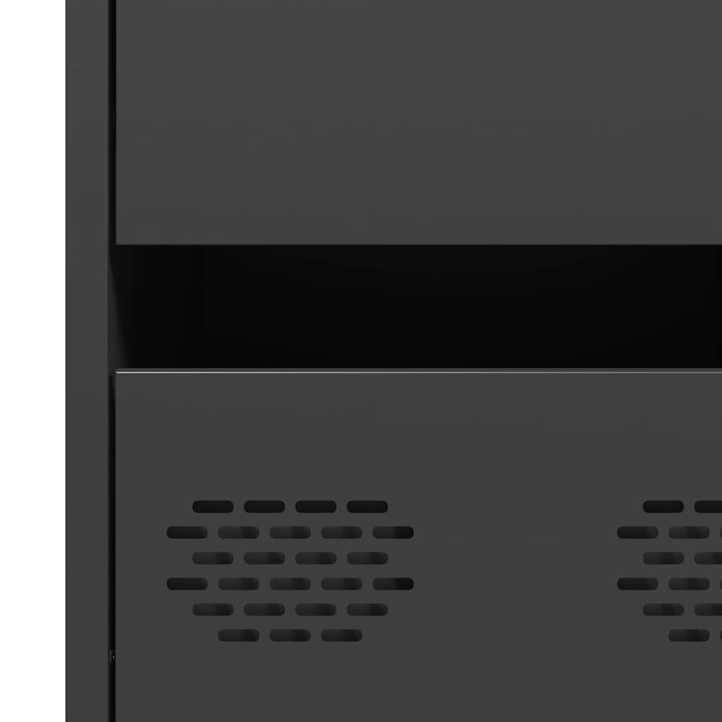 Skjenk Svart 35x39x73,5 cm kaldvalset stål