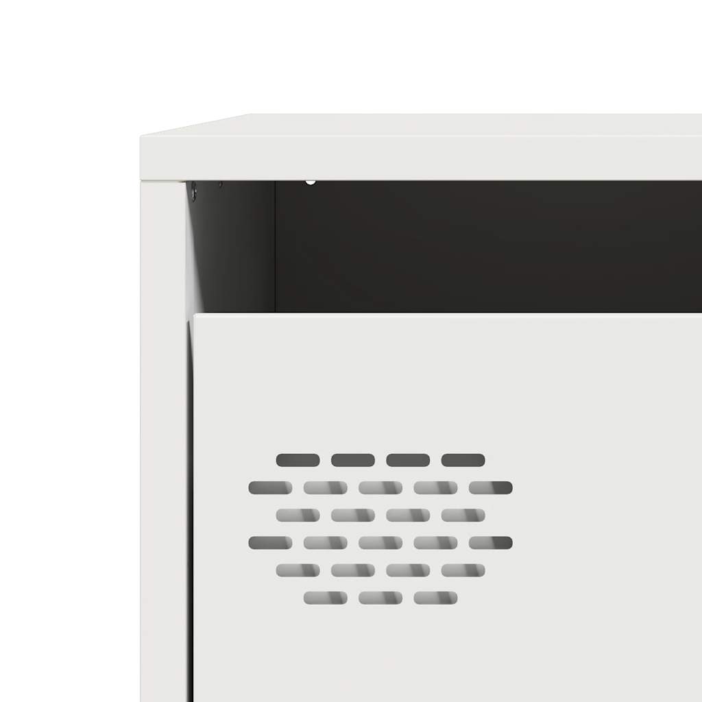 Skap Hvit 39x35x103,5 cm stål