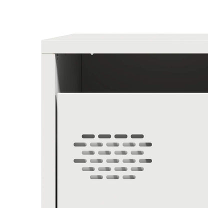 Skap Hvit 39x35x103,5 cm stål