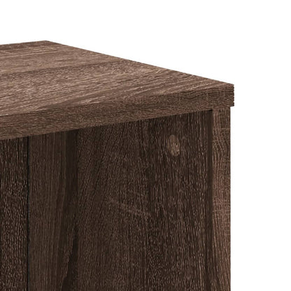 Bokhylle Brun Eik 50x25x105 cm