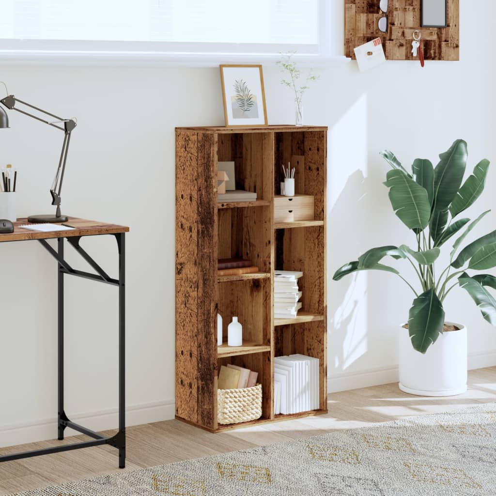 Bokhylle Gammelt Tre 50x25x105 cm