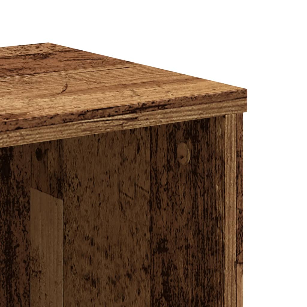 Bokhylle Gammelt Tre 50x25x105 cm