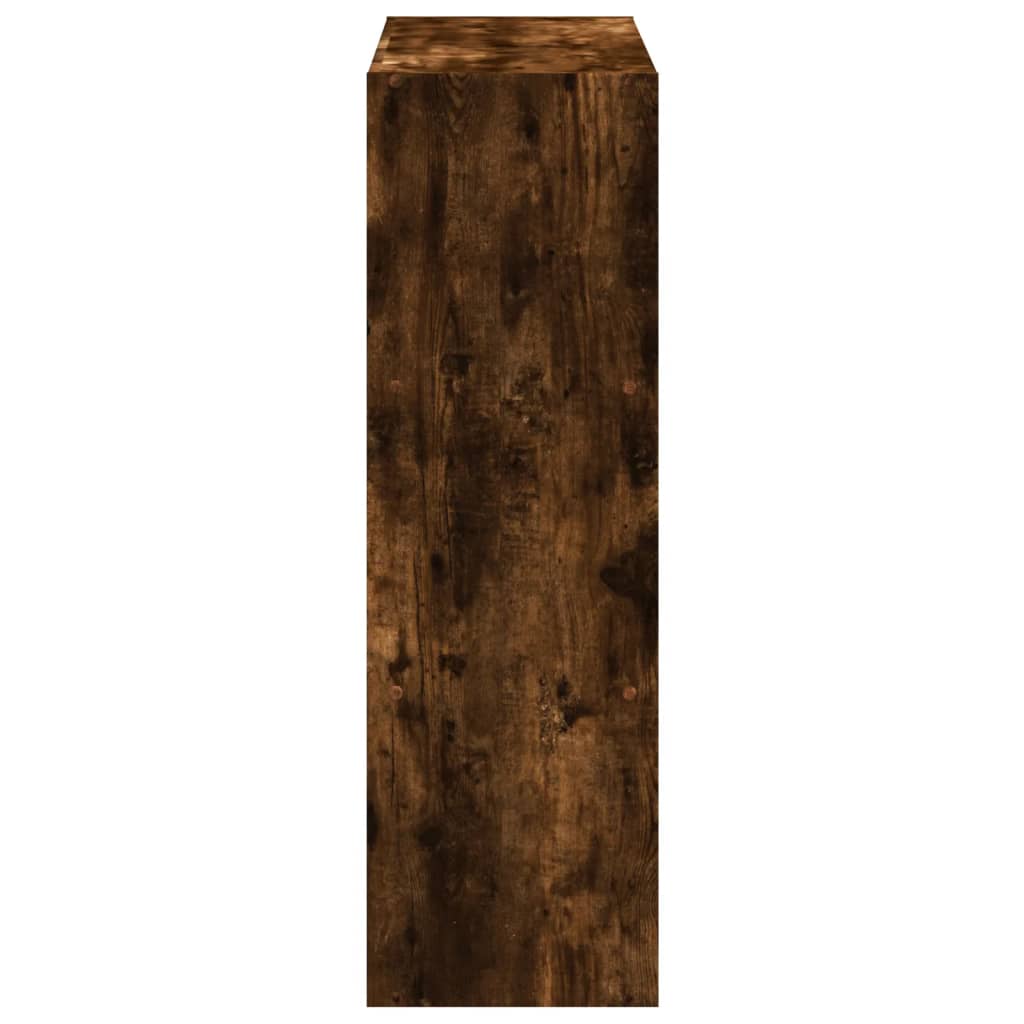 Bokhylle Røkt Eik 102x32x102 cm