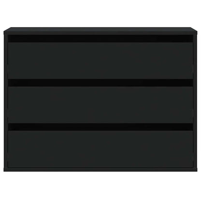 Kommode Svart 80x41x58 cm