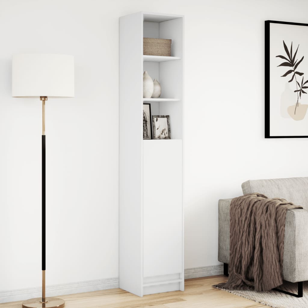 Skjenk Hvit med LED 36x32,5x200 cm