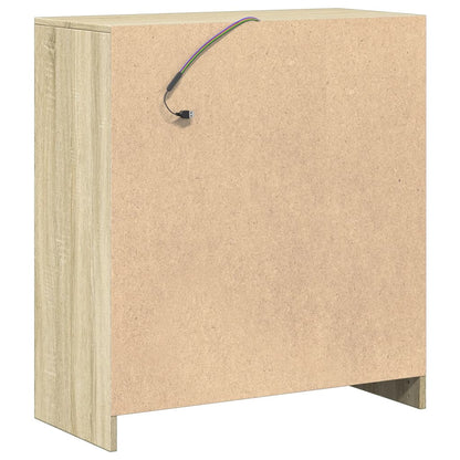 Skjenk Sonoma Eik med LED 77x34x85 cm