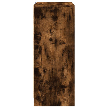 Skjenk Røkt Eik med LED 77x34x85 cm