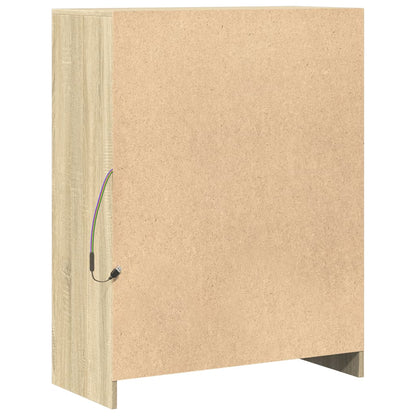 Skjenk Sonoma Eik med LED 77x34x100 cm