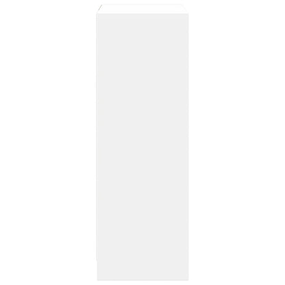 Skjenk Hvit med LED 72x34x100 cm