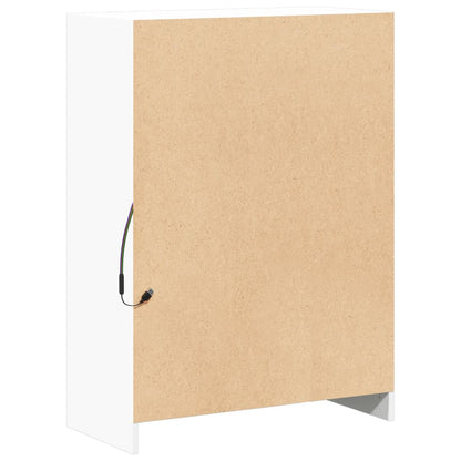 Skjenk Hvit med LED 72x34x100 cm