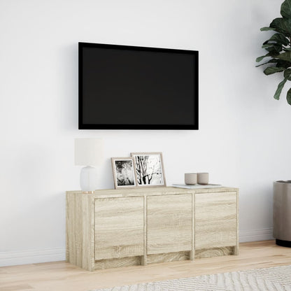 TV-Møbel Sonoma Eik TV-benk med LED 97x34x40 cm