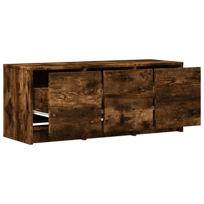 TV-Møbel Røkt Eik TV-benk med LED 97x34x40 cm