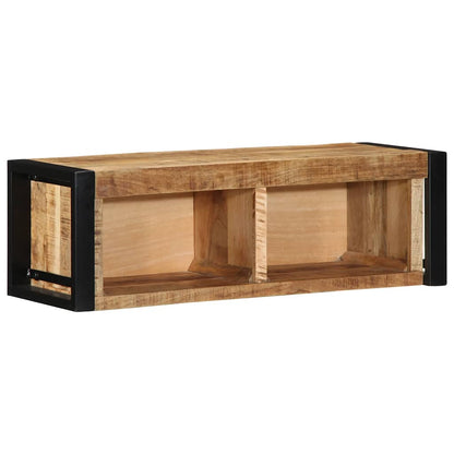 TV-benk 80x30x25 cm grovt heltre mangotre