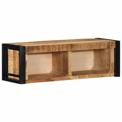 TV-benk 80x30x25 cm grovt heltre mangotre