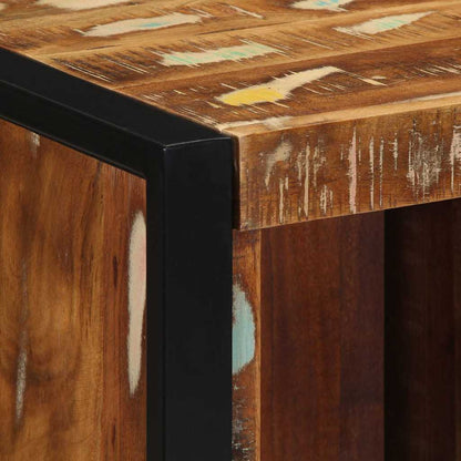 Nattbord Sengbord Tre Gjenvunnet Heltre flerfarget 40x35x40 cm