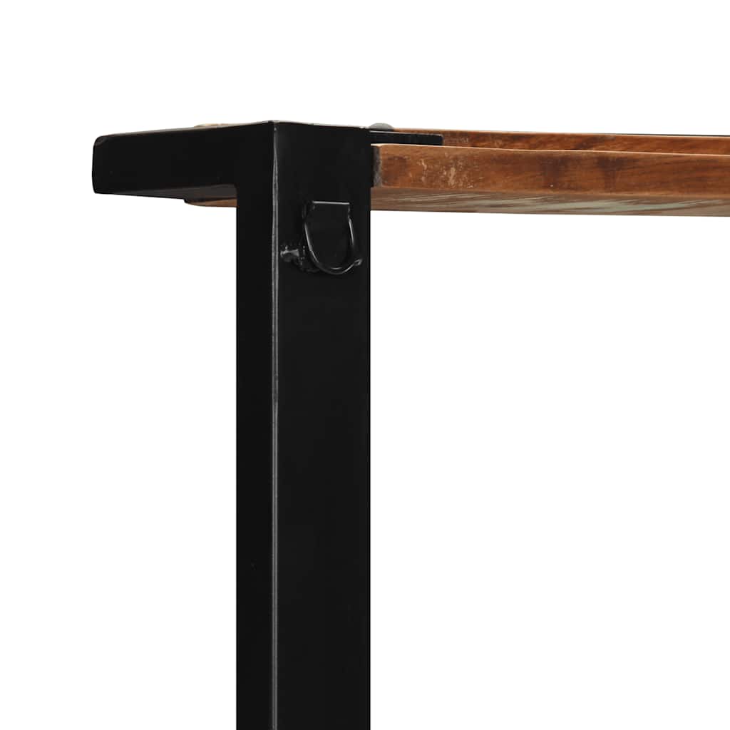 Hallmøbel Klesstativ flerfarget 80x40x190 cm gjenvunnet heltre