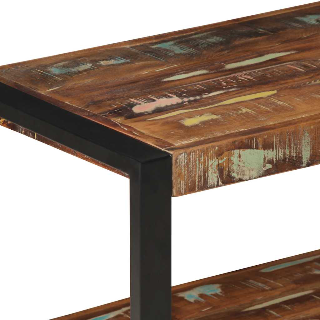 Hallmøbel Klesstativ flerfarget 80x40x190 cm gjenvunnet heltre