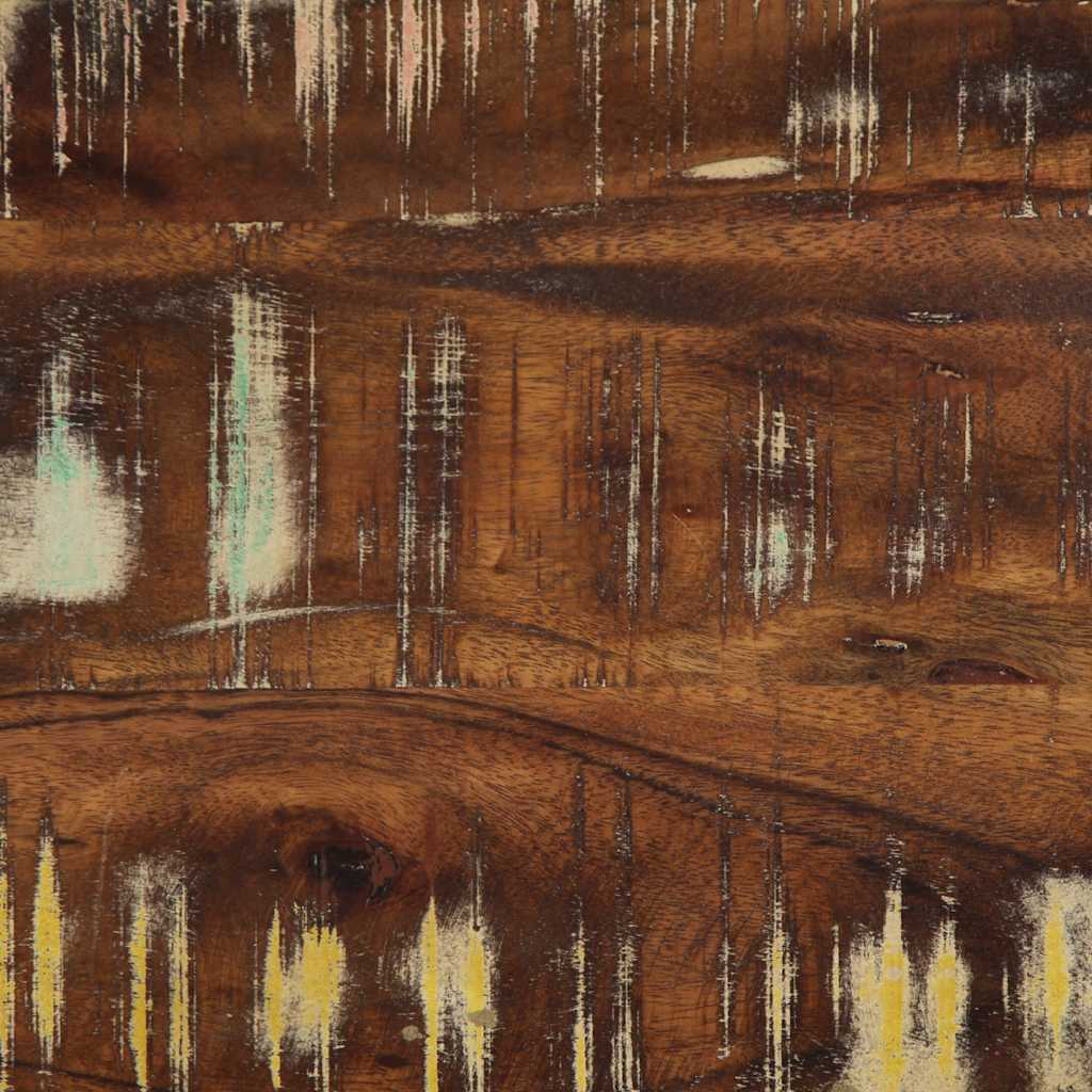 Hallmøbel Klesstativ flerfarget 80x40x190 cm gjenvunnet heltre