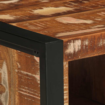 Salongbord Sofabord Tre Gjenvunnet Heltre flerfarget 90x50x36 cm