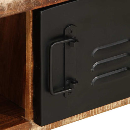 Salongbord Sofabord Tre Gjenvunnet Heltre flerfarget 90x50x36 cm