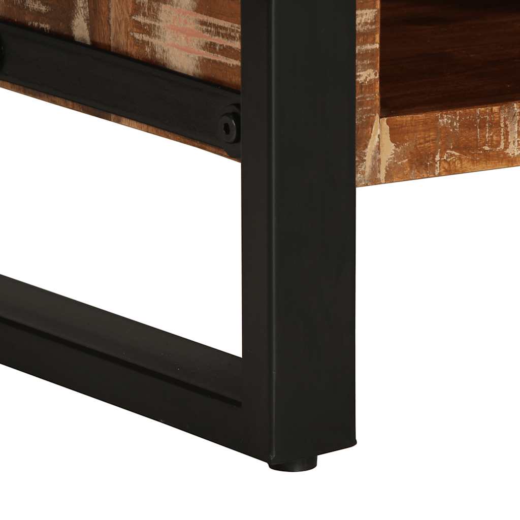 Salongbord Sofabord Tre Gjenvunnet Heltre flerfarget 90x50x36 cm