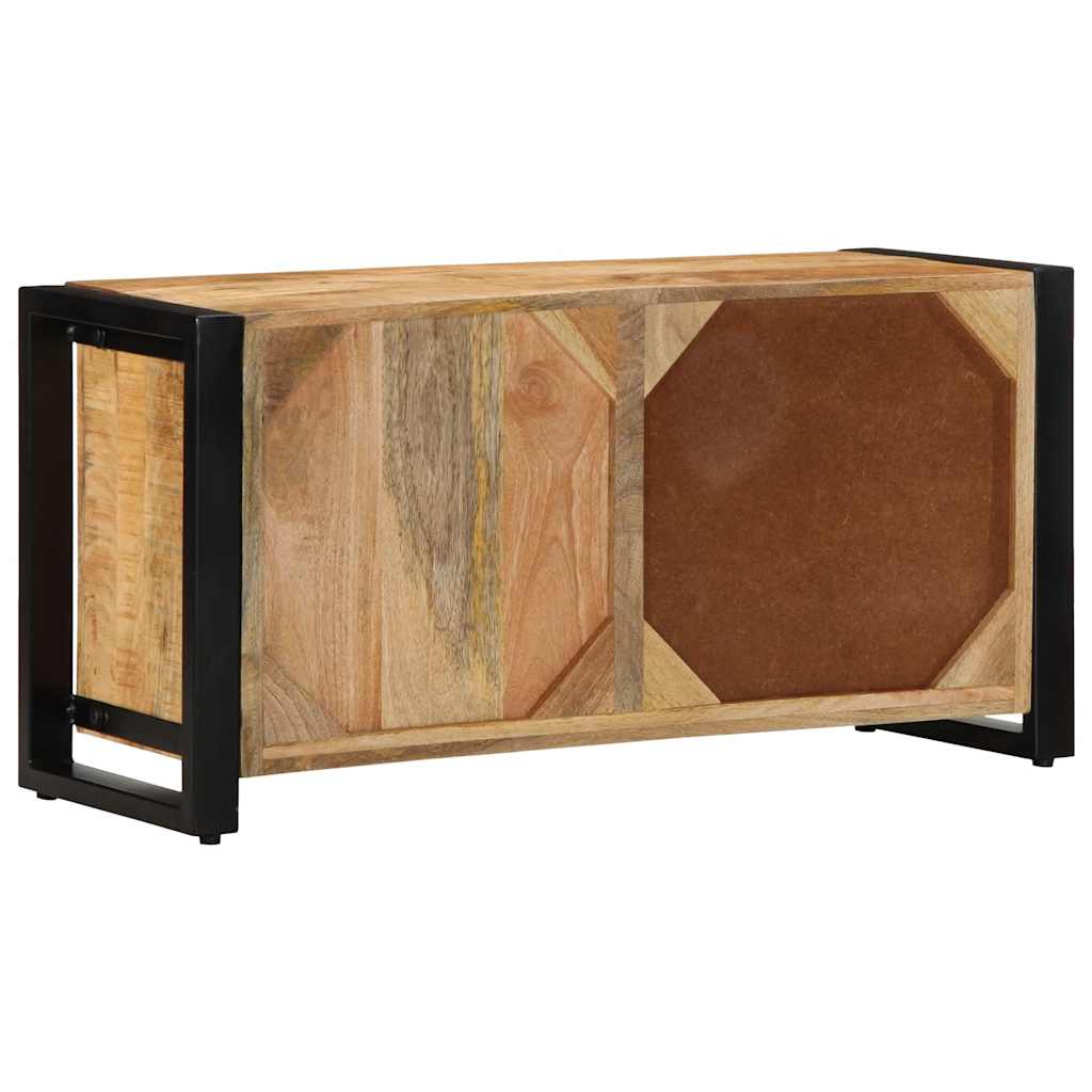 TV-benk 80x30x40 cm grovt heltre mangotre