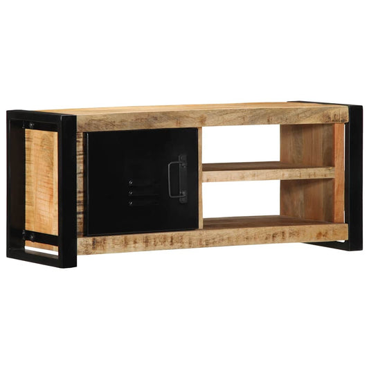 TV-benk 80x30x35 cm grovt heltre mangotre