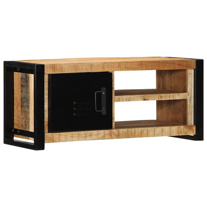 TV-benk 80x30x35 cm grovt heltre mangotre