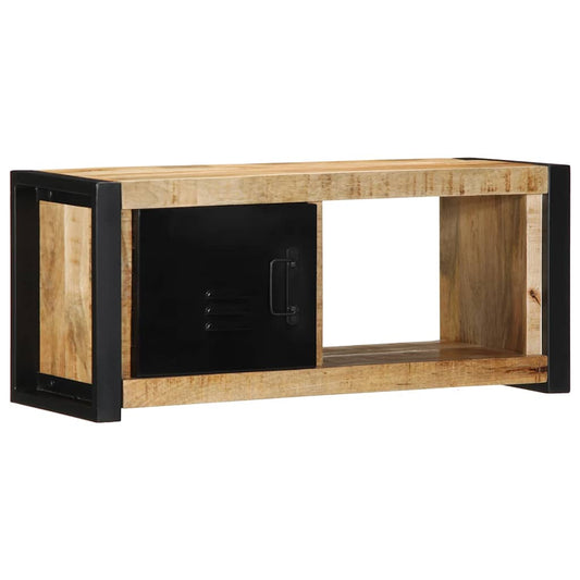 TV-benk 80x30x35 cm grovt heltre mangotre