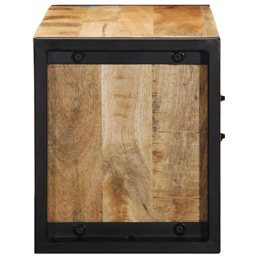 TV-benk 80x30x35 cm grovt heltre mangotre