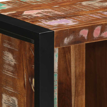 Nattbord Sengbord Tre Gjenvunnet Heltre 40x30x80 cm