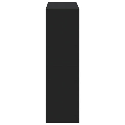 Bokhylle Svart 102x32x108 cm