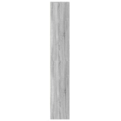 Skap Sonoma Grå med LED 69x32,5x200 cm