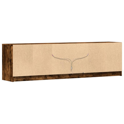 TV-Møbel Røkt EikTV-benk med LED 180x34x50 cm