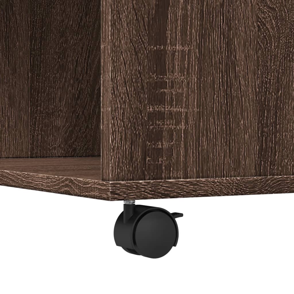 Salongbord Sofabord Brun Eik 80x80x40 cm