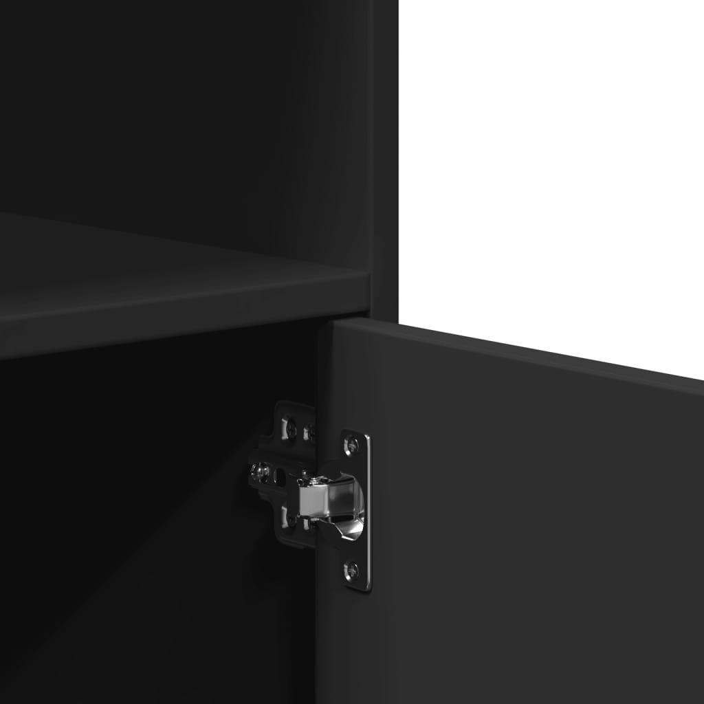 Skap Svart 55x40x91 cm