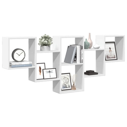 Vegghylle Hvit 159x18x66 cm