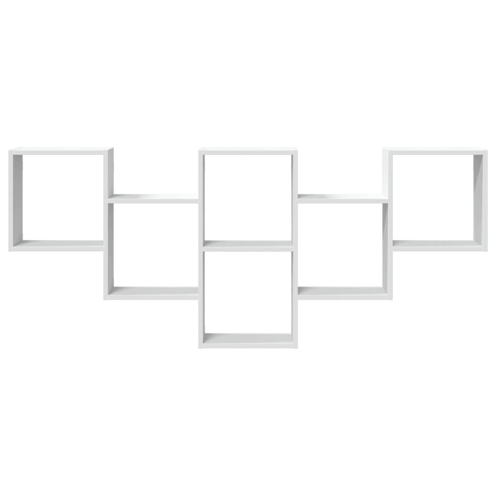 Vegghylle Hvit 159x18x66 cm