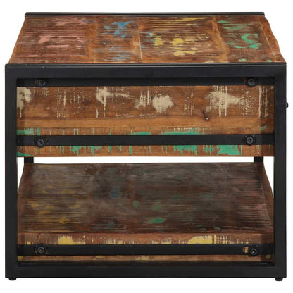 Salongbord Sofabord Tre Gjenvunnet Heltre flerfarget 90x50x38 cm