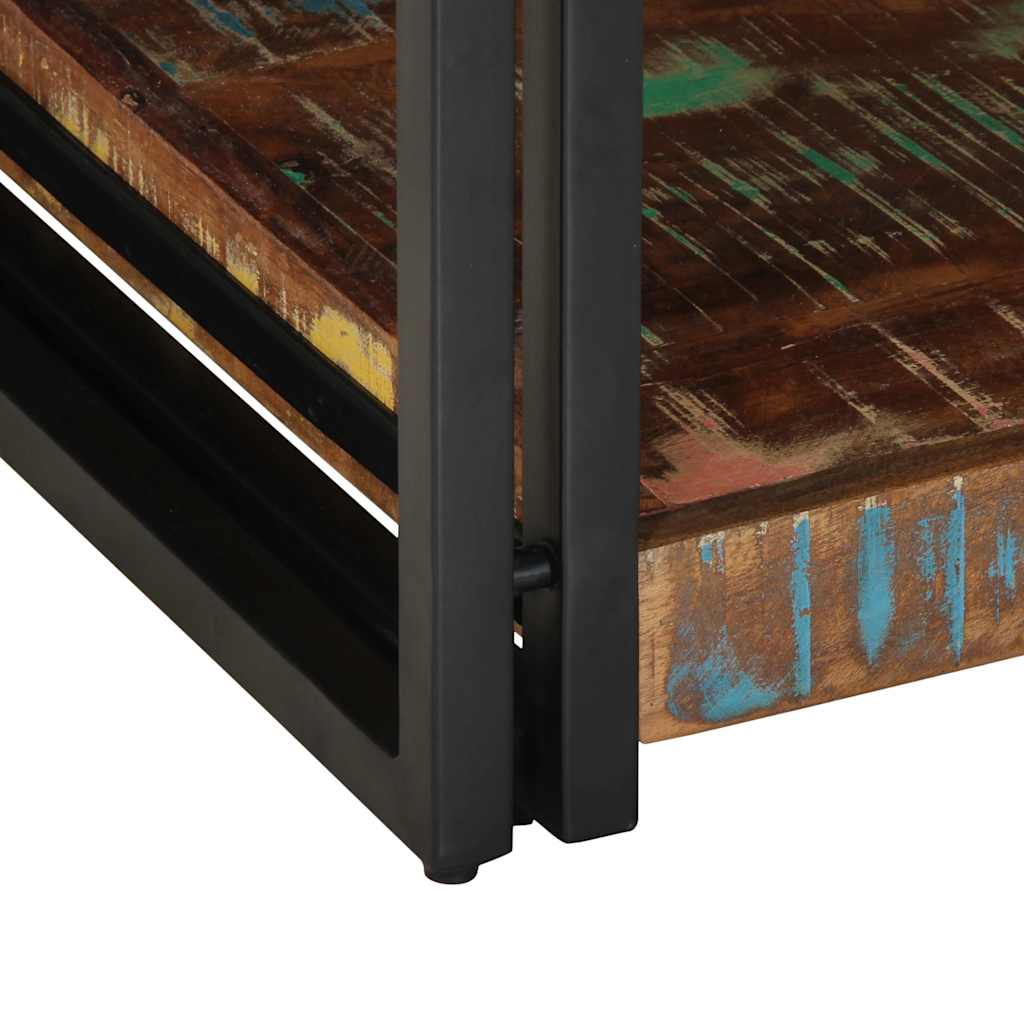 Salongbord Sofabord Tre Gjenvunnet Heltre flerfarget 90x50x38 cm