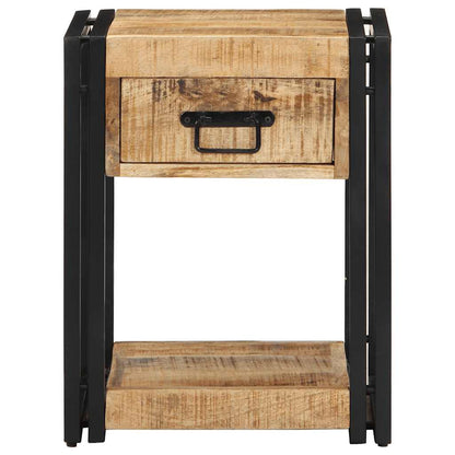 Nattbord Sengbord Tre 40x35x50 grov heltre mango