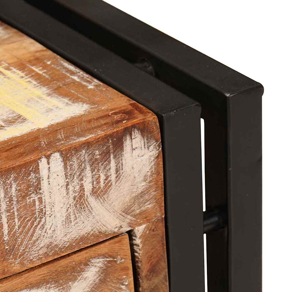 Sidebord Tre 30 x 30 x 40 cm Massiv Tre og metall