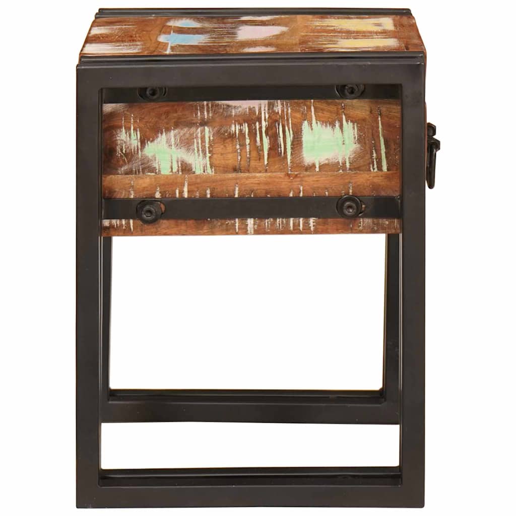 Sidebord Tre 30 x 30 x 40 cm Massiv Tre og metall