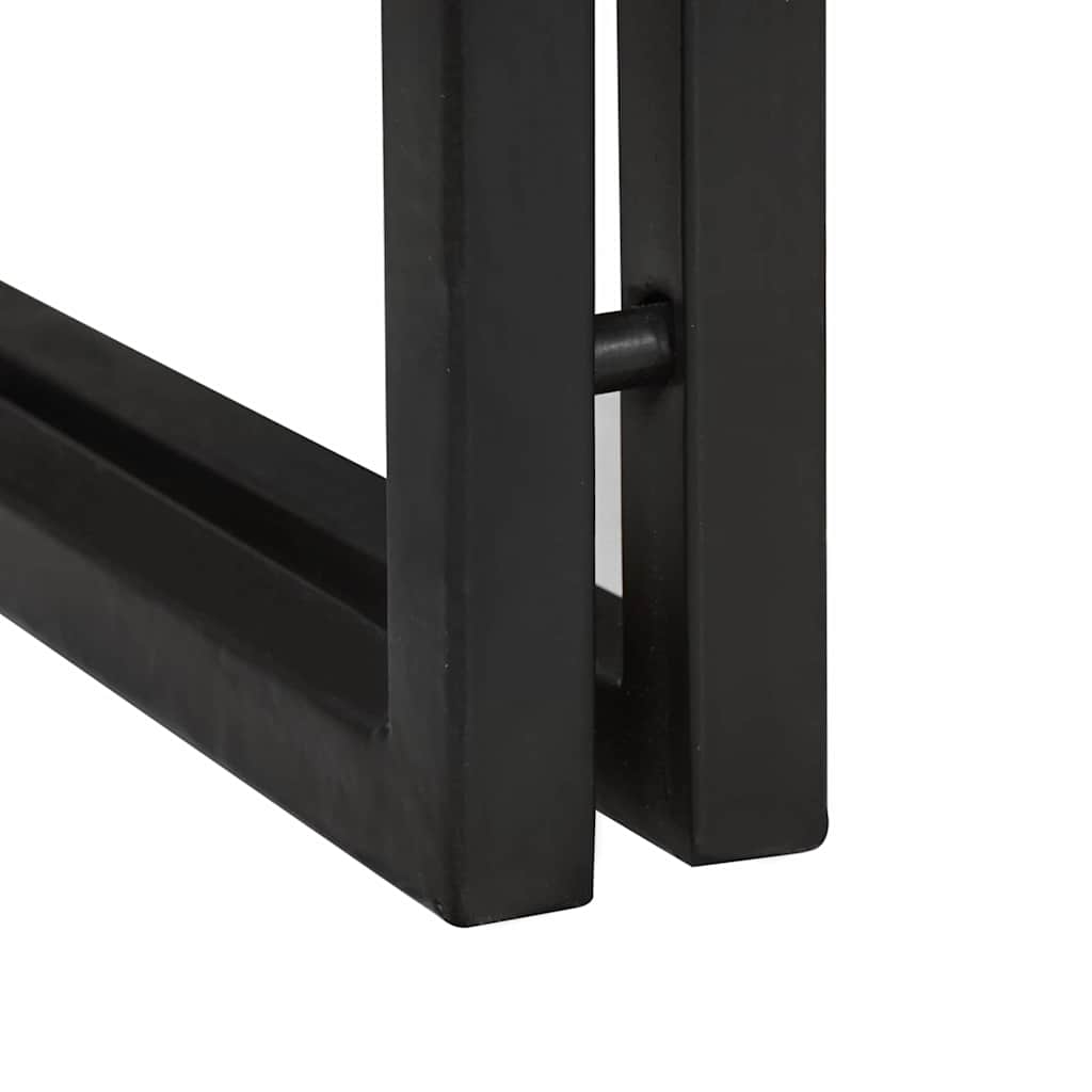 Sidebord Tre med skuff 30 x 30 x 40 cm Massiv akasie Tre og metall