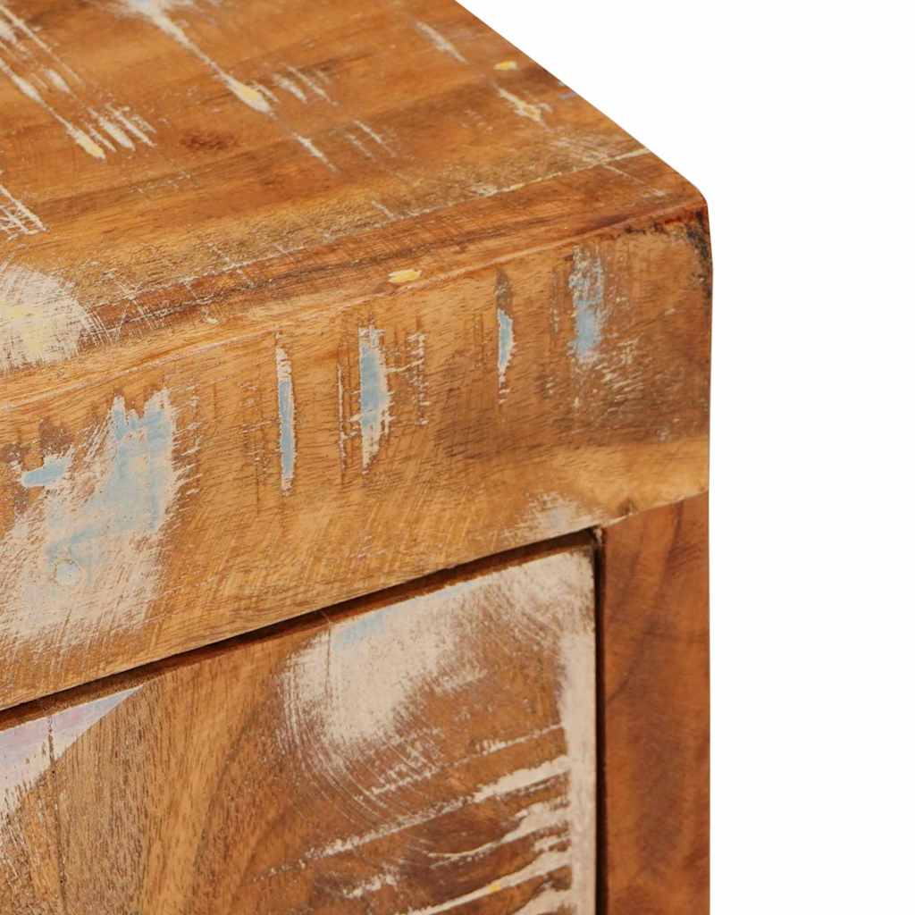 Nattbord Sengbord Brun 35 x 33 x 48 cm Massiv Rektivert Tre